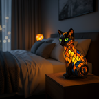 Vexon Playful LED Cat Night Lamp with Soft Ambient Light