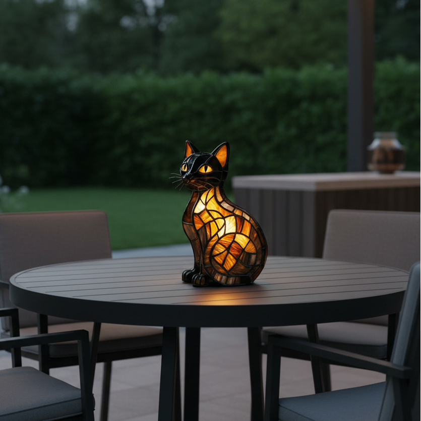 Vexon Playful LED Cat Night Lamp with Soft Ambient Light
