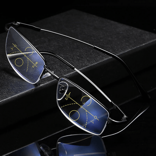Nowoczesne okulary progresywne z filtrem UV – idealne do jazdy i czytania VexonGear