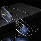 Nowoczesne okulary progresywne z filtrem UV – idealne do jazdy i czytania VexonGear