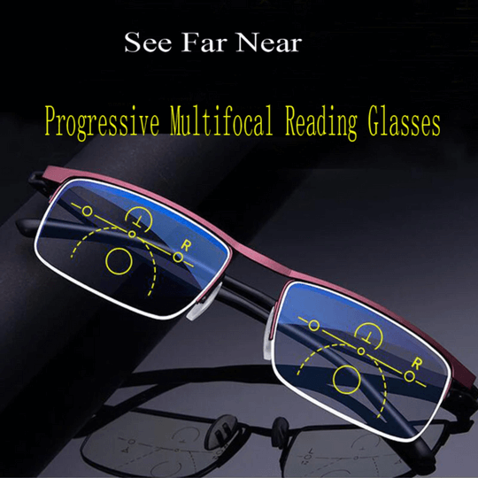 Nowoczesne okulary progresywne z filtrem UV – idealne do jazdy i czytania VexonGear
