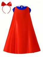 Princess Costume Dress | Royal Blue Tulle Ball Gown With Cape VexonGear