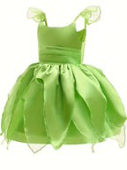 Girls Fairy Costume Dress | Petal Skirt Design With Flutter Sleeves VexonGear