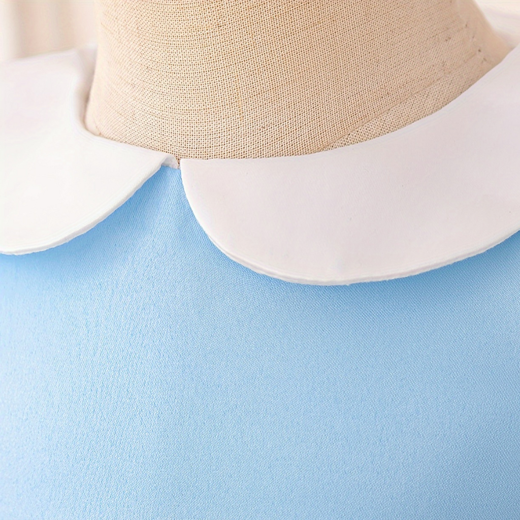 Storybook Costume Dress | Card Suit Print With Puff Sleeves VexonGear