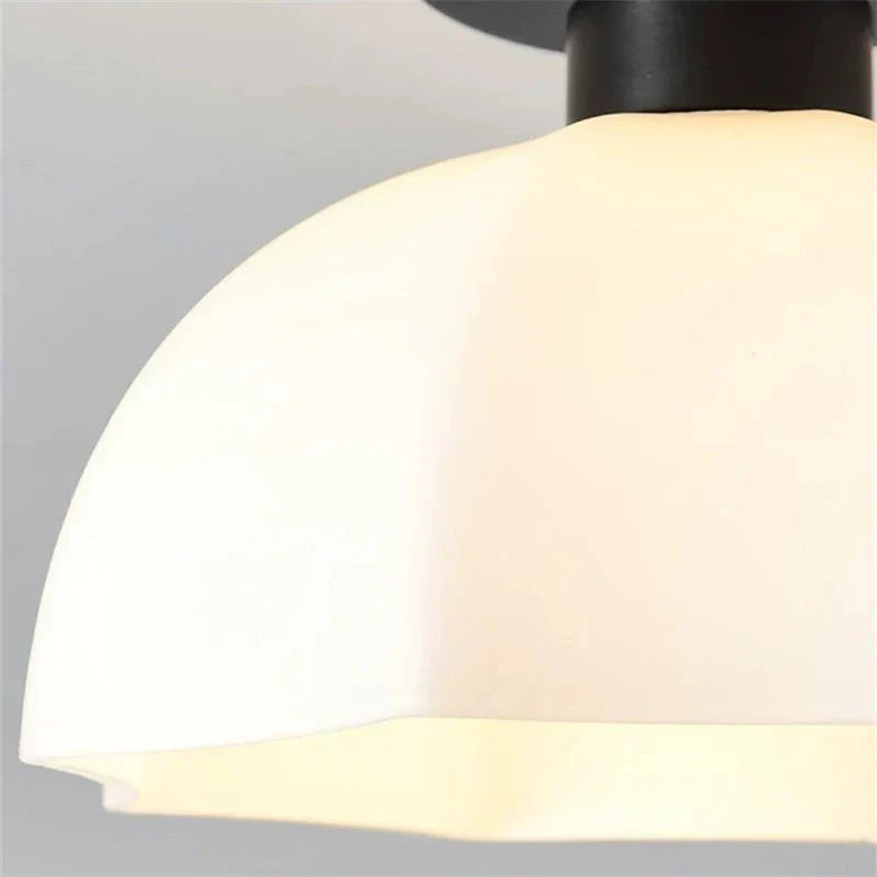Glass Pendant Lamp Ceramic Shade Modern Lighting VexonGear