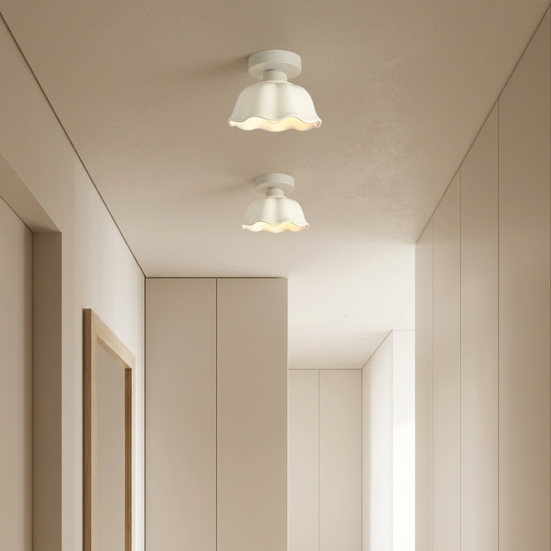 Glass Pendant Lamp Ceramic Shade Modern Lighting VexonGear