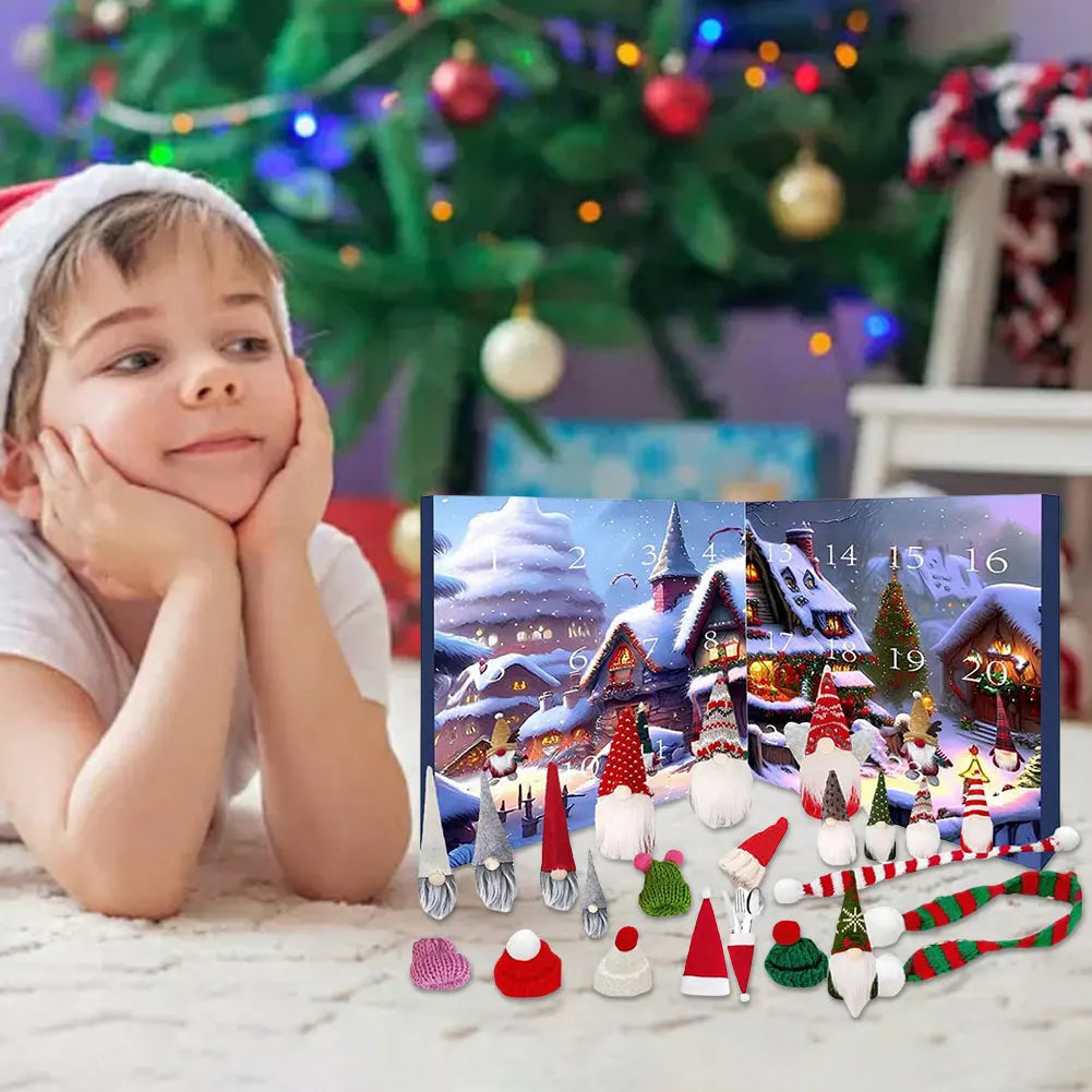 Christmas Advent Calendar | 24 Plush Gnome Figurines VexonGear