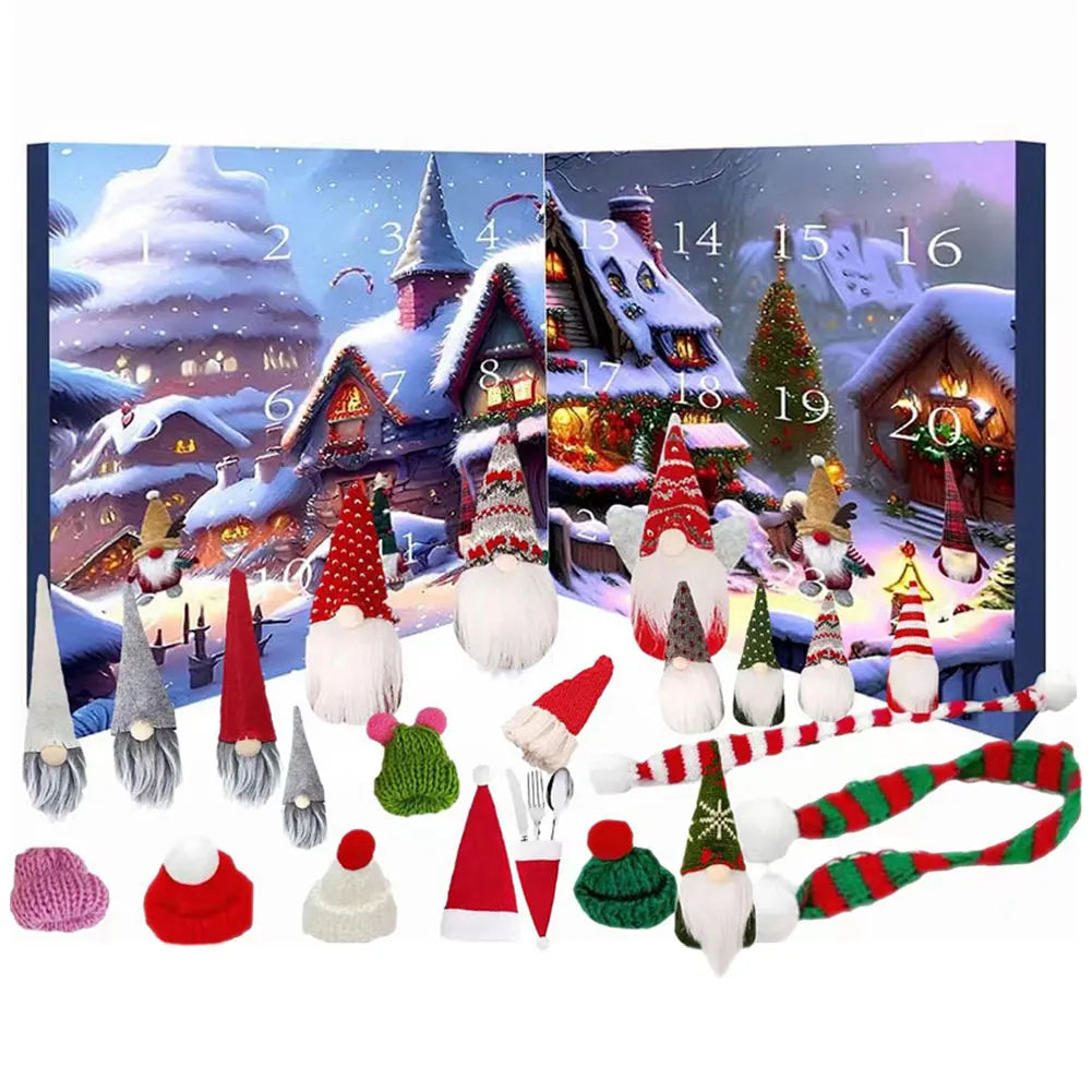 Christmas Advent Calendar | 24 Plush Gnome Figurines VexonGear
