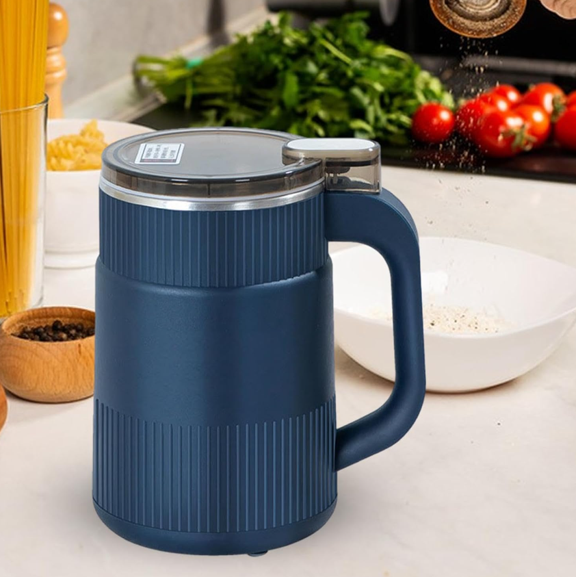 Electric Grain Mill | Compact Fresh Flour Grinder with Ribbed Design VexonGear