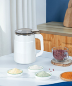 Electric Grain Mill | Compact Fresh Flour Grinder with Ribbed Design VexonGear
