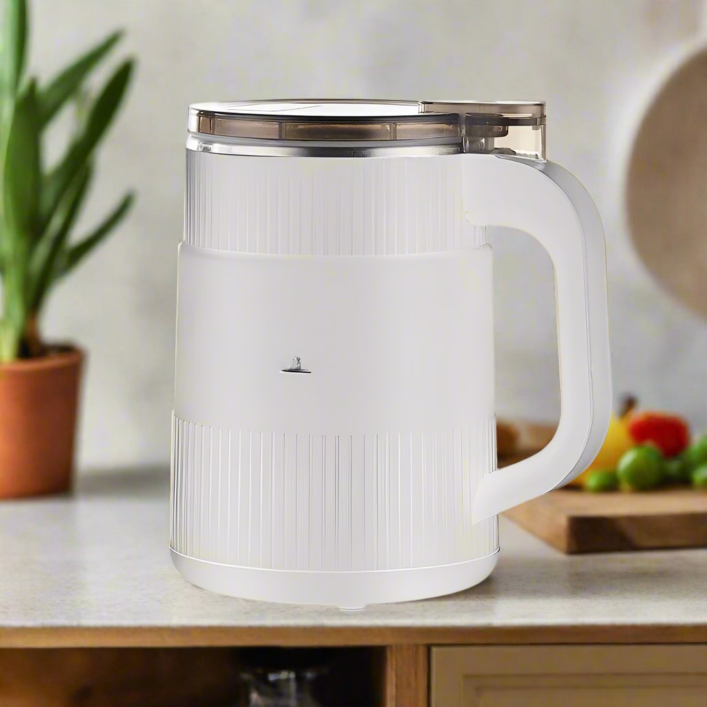 Electric Grain Mill | Compact Fresh Flour Grinder with Ribbed Design VexonGear