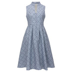 Traditional Dirndl Dress | Gray Lace Detail with Apron VexonGear