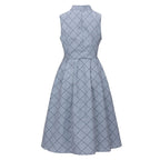 Traditional Dirndl Dress | Gray Lace Detail with Apron VexonGear