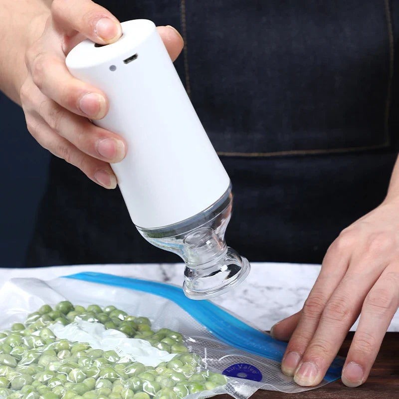 Portable Vacuum Sealer | USB Rechargeable Food Preserver VexonGear