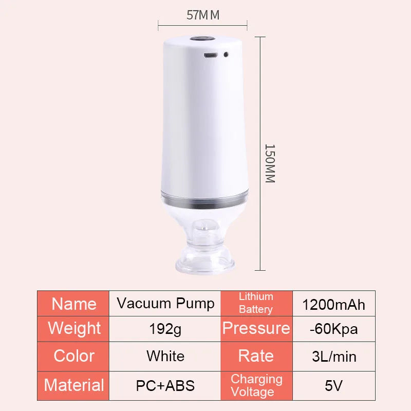 Portable Vacuum Sealer | USB Rechargeable Food Preserver VexonGear