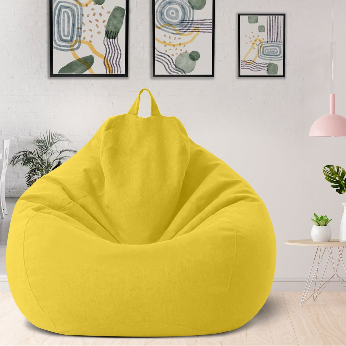 Linen Bean Bag Chair – Ergonomic Seating VexonGear