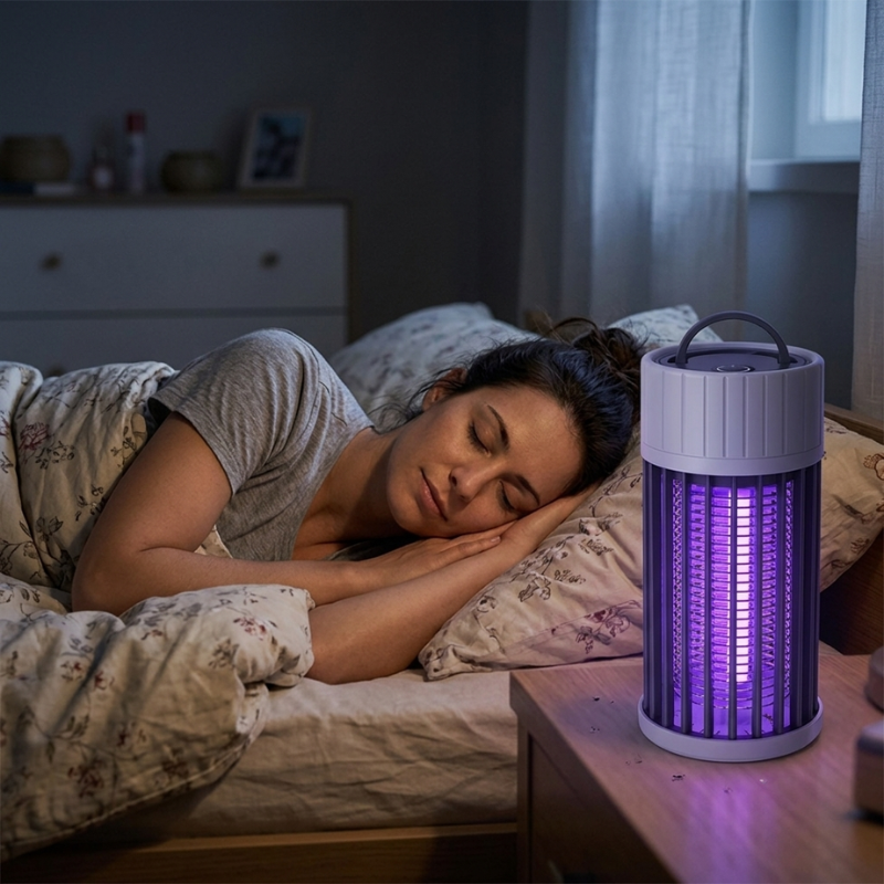 Insect Trap Lamp Rechargeable ABS USB Powered Mosquito Trap