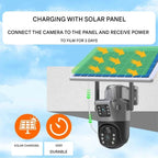 Vexon Wireless 4K Solar Security Camera with 360° View