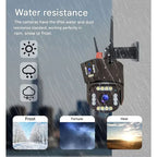 Vexon Wireless 4K Solar Security Camera with 360° View