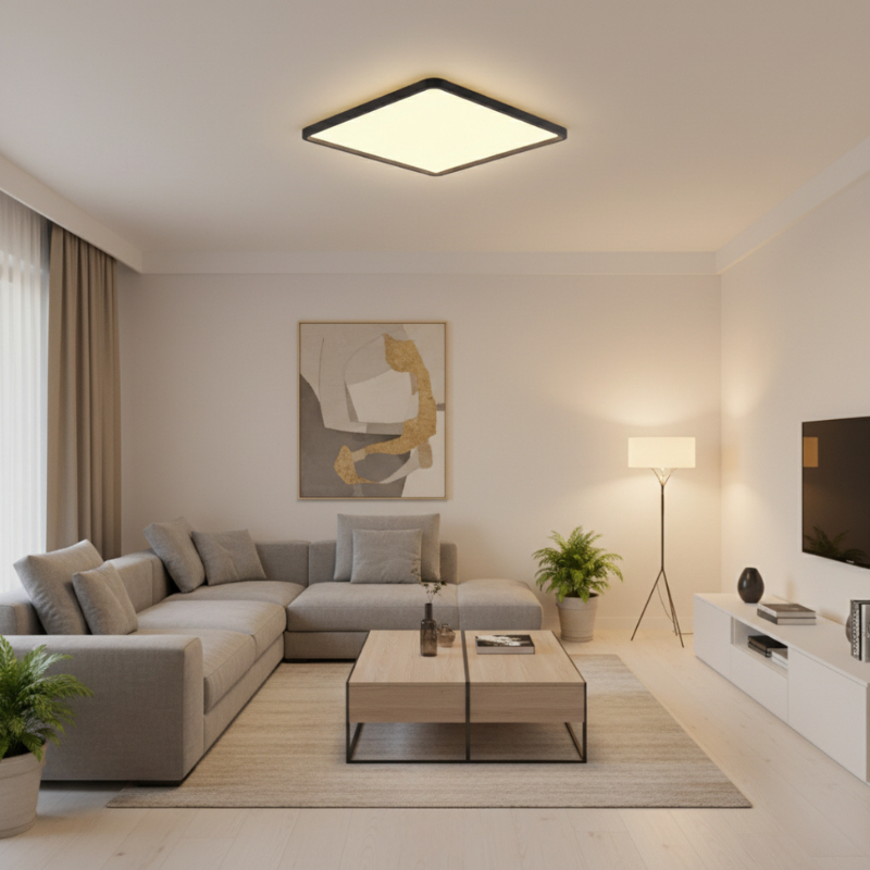 LED Ceiling Lamp Square Energy Efficient Flush Mount VexonGear