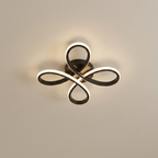 LED Ceiling Light Dimmable Iron Clover Design, Adjustable Dimming VexonGear