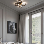 LED Ceiling Light Dimmable Iron Clover Design, Adjustable Dimming VexonGear