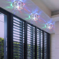 LED Crystal Flush Mount Ceiling Light, 220V Voltage, Crystal Iron Material VexonGear