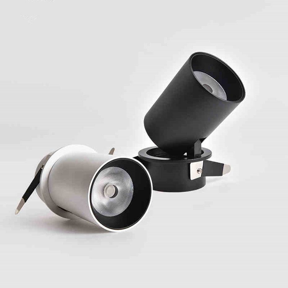 Recessed LED Downlight 10W 12W Adjustable Angle 110V 220V Ceiling Light VexonGear