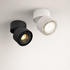 LED Spotlight Dimmable Adjustable Angle Surface Mounted Black White VexonGear