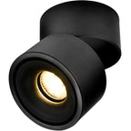 LED Spotlight Dimmable Adjustable Angle Surface Mounted Black White VexonGear