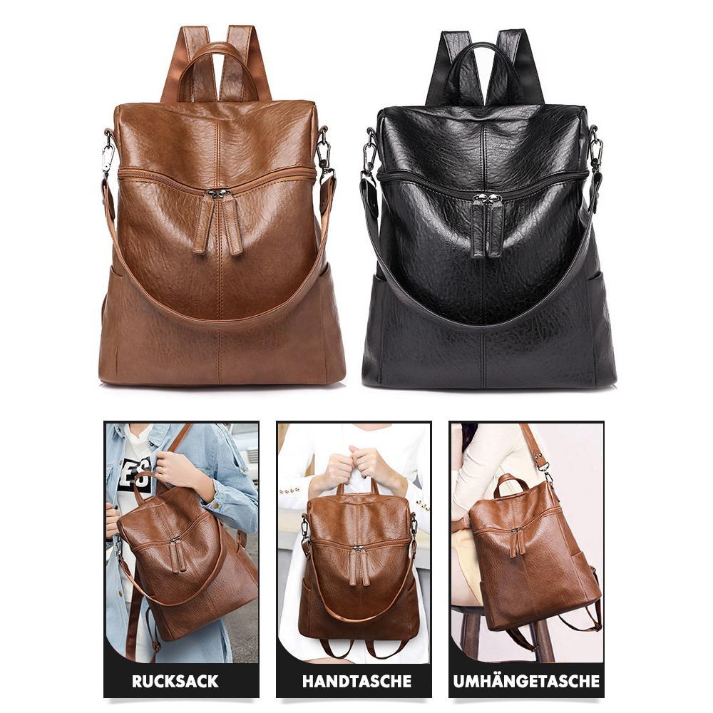 Leather Backpack | Anti-Theft Convertible Design VexonGear