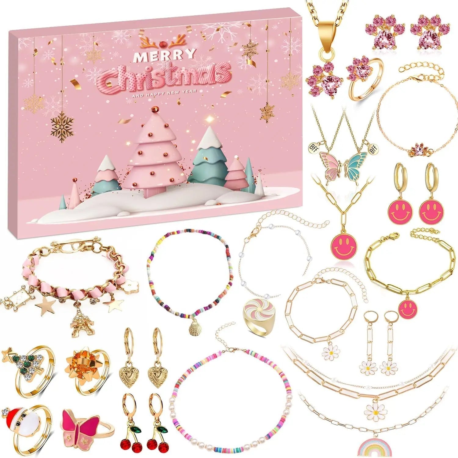 Christmas Advent Calendar | 24 Piece Jewelry Set VexonGear
