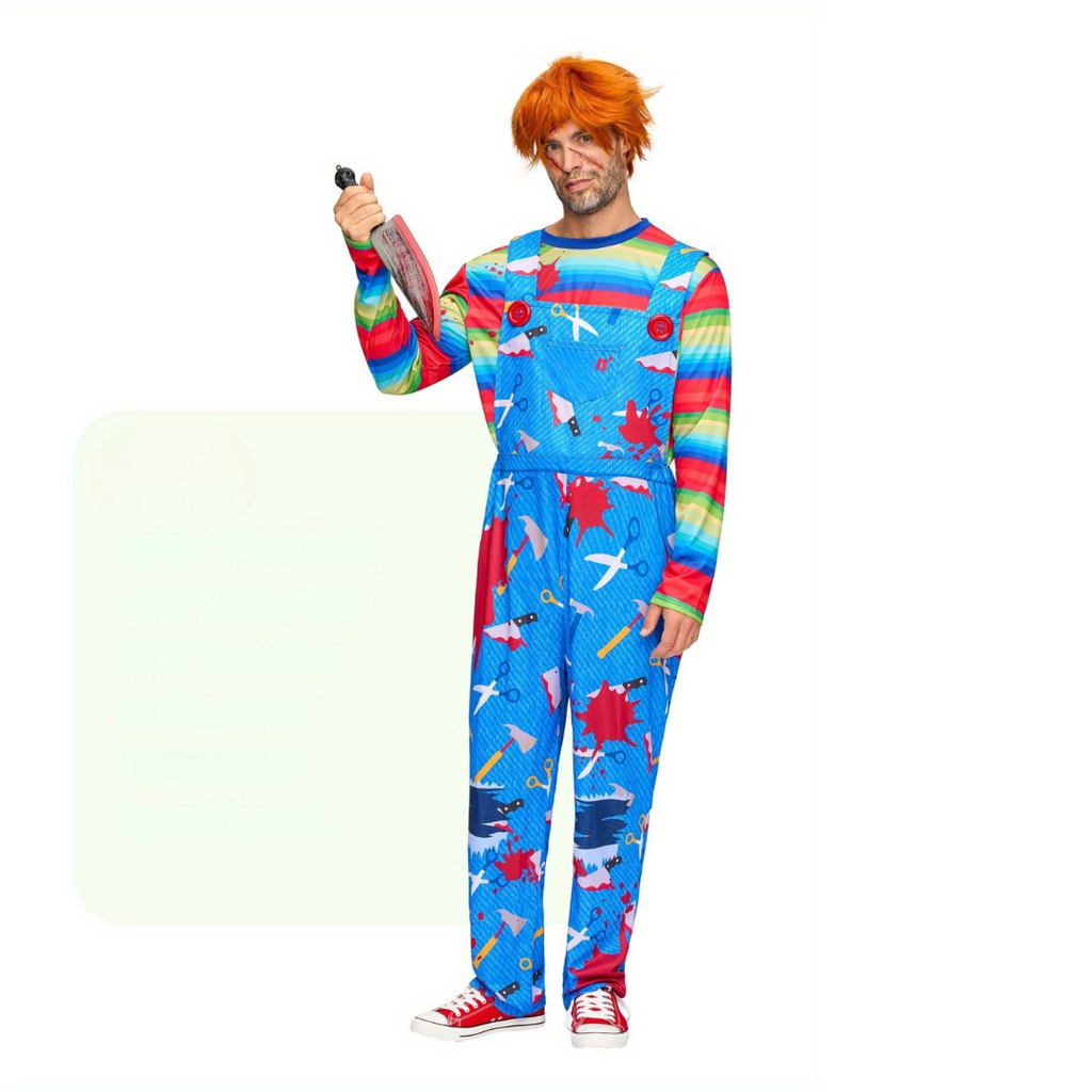 Halloween Horror Costume | Striped Jumper With Bloody Pattern VexonGear