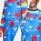 Halloween Horror Costume | Striped Jumper With Bloody Pattern VexonGear