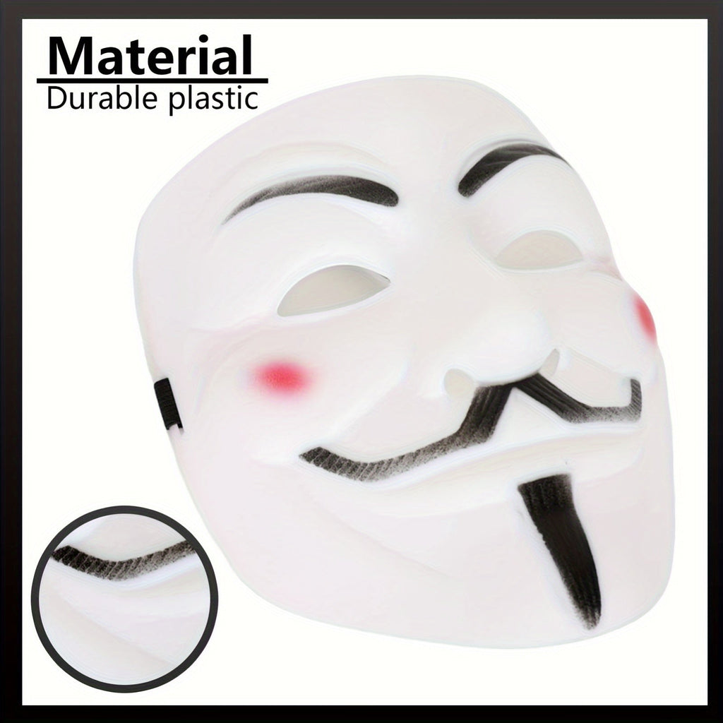 Anonymous Halloween Mask | Premium Metallic Finish Collection VexonGear