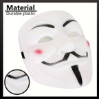 Anonymous Halloween Mask | Premium Metallic Finish Collection VexonGear
