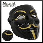 Anonymous Halloween Mask | Premium Metallic Finish Collection VexonGear