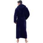 Men's Hooded Bathrobe – Soft Plush Robe for Warmth, Comfort & Relaxation VexonGear