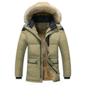 Men's Winter Puffer Coat | Fur Hood Insulated Design VexonGear