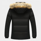 Men's Winter Puffer Coat | Fur Hood Insulated Design VexonGear