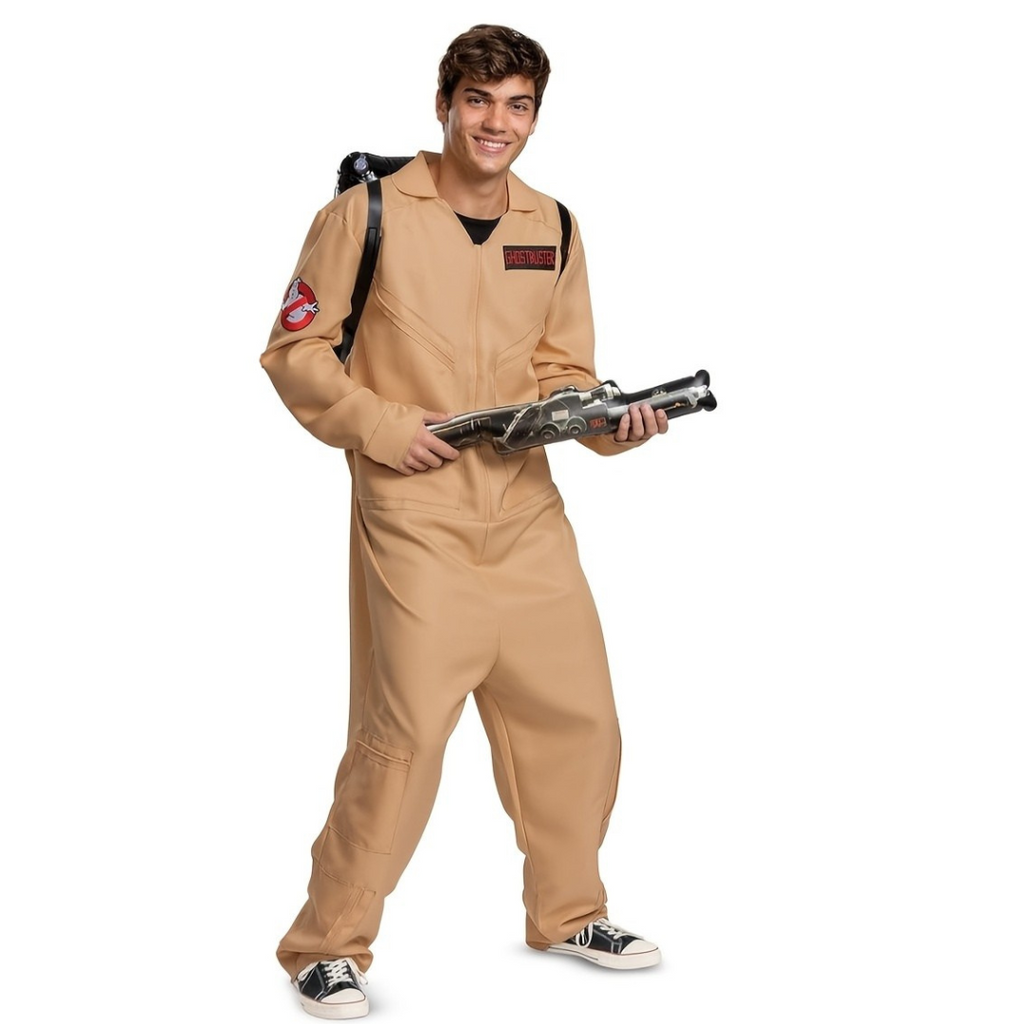 Halloween Costume Jumpsuit | Utility Style Beige Coveralls VexonGear