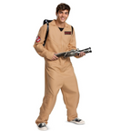 Halloween Costume Jumpsuit | Utility Style Beige Coveralls VexonGear