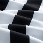 Striped Costume Suit | Black and White Movie Character Design VexonGear