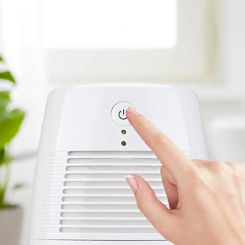 Mini Dehumidifier 500 ml Tank 21 W ABS Compact, Efficient Moisture