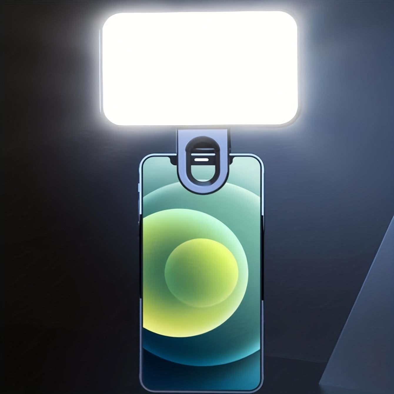 Mini Rechargeable Clip-On Selfie Light for Phone and Laptop with 3 Brightness Levels - Portable Ring Light for Perfect Selfies
