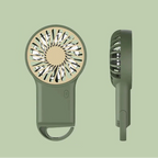 Portable USB Air Circulation Fan Metal Finish with Multi Speed Control and Hook