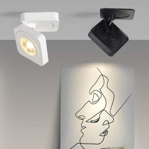 Adjustable Ceiling Light Aluminum Square Surface Mounted LED VexonGear