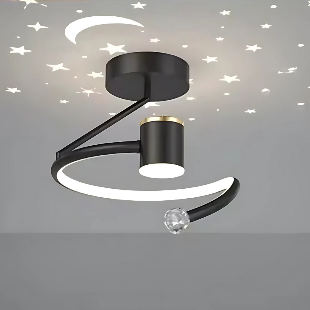 LED Ceiling Lamp, Star Projection, Dimmable, Surface Mounted VexonGear