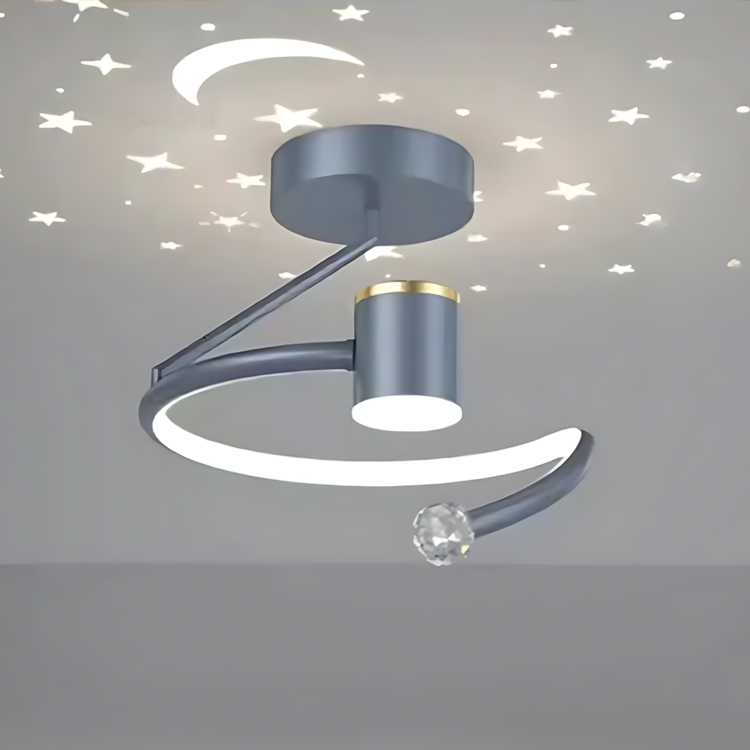 LED Ceiling Lamp, Star Projection, Dimmable, Surface Mounted VexonGear
