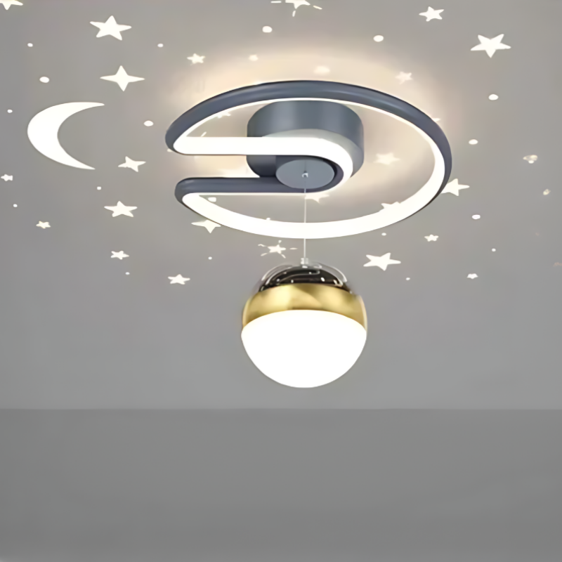 LED Ceiling Lamp, Star Projection, Dimmable, Surface Mounted VexonGear